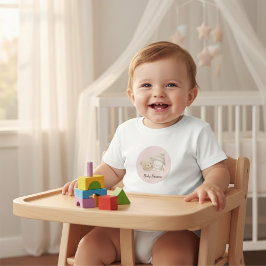 MerryMist Baby Dreams: Winter Blush – Ethereal Nur ベビーTシャツ