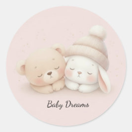 MerryMist Baby Dreams: Winter Blush – Ethereal Nur ラウンドシール