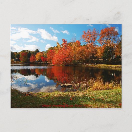 merrymtg -2のメリー会合の川Alton NH. ポストカード (正面)