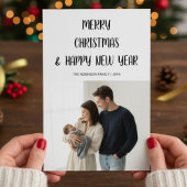 Merrys hristm Ca& Happy New Year Family Love Card シーズンカード