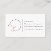 MerSadiesのカスタム名刺デザイン 名刺 (裏面)