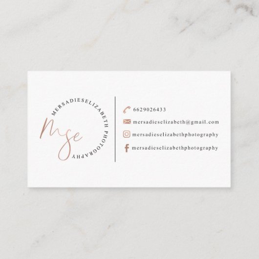 MerSadiesのカスタム名刺デザイン 名刺 (裏面)