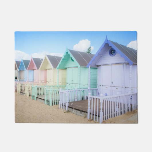 Merseaの島のビーチ小屋 ドアマット (正面)