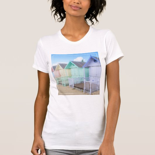 Merseaの島のビーチ小屋 Tシャツ (正面)
