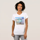 Merseaの島のビーチ小屋 Tシャツ (正面フル)