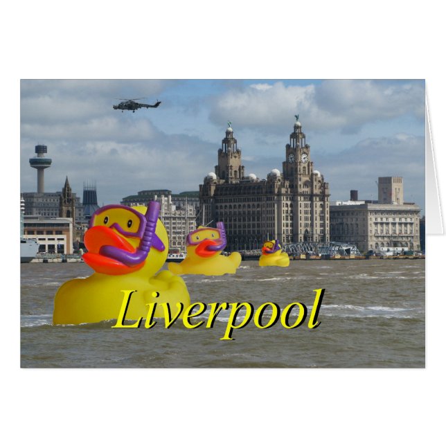 Merseyのゴム製アヒル (正面横)