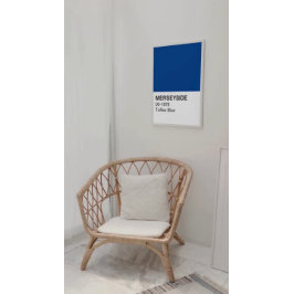 Merseyside Toffee Blue – 全幅 ポスター