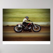 MERT LAWWILL POSTER - 1972 FLAT TRACK RACE ポスター (正面)