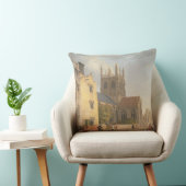 Mertonの大学、オックスフォード1771年(キャンバスの油) クッション (椅子)