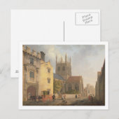 Mertonの大学、オックスフォード1771年(キャンバスの油) ポストカード (正面/裏面)
