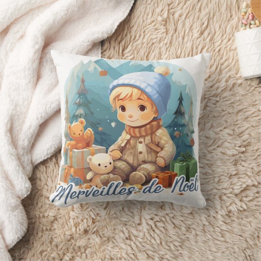 Merveilles de Noël クッション (ブランケット)