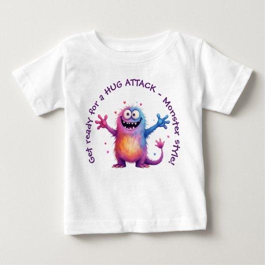 Mervin: The Hugggable Monster ベビーTシャツ (正面)