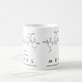 Merylのペプチッド名前のマグ コーヒーマグカップ (中央)