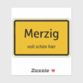 Merzig Aufkleber Sticker Autoaufkleber シール (シート)