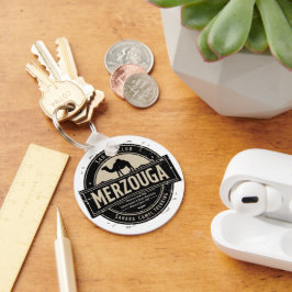 Merzouga Sahara Camel Ride Vintage Badge | Retro M キーホルダー