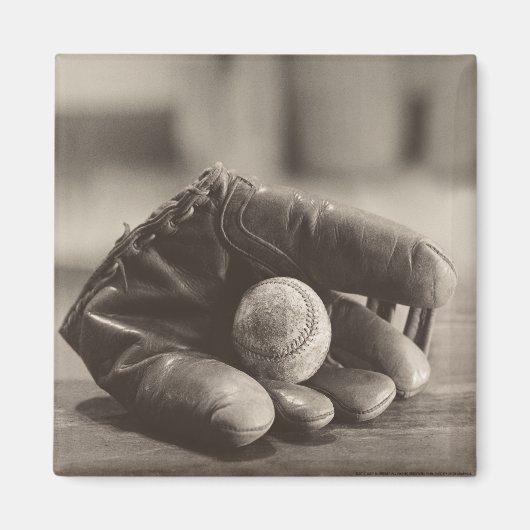 MES01BWD1 Ball in Mitt.tif マグネット (正面)