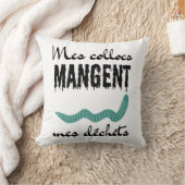 Mes collocs mangent mes déchets クッション (ブランケット)