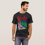 Mes Nacional De La Herencia Hispana flags Dancing Tシャツ (正面フル)