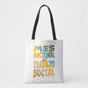 Mes Nacional del Trabajoソーシャルワーカー トートバッグ