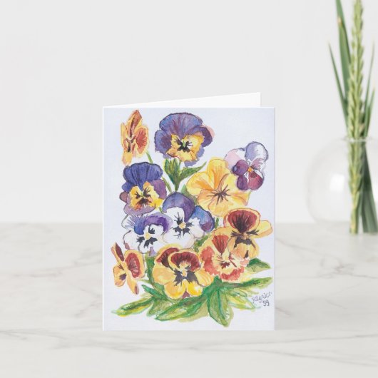 Mes Penséesはあなたのためのtoi、/私の"思考"を注ぎます カード (正面)