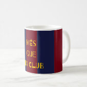 MÉS QUE UN CLUB mug コーヒーマグカップ (正面右)