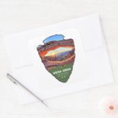 Mesa Arch Canyonlands National Park Arrowhead スクエアシール (封筒)