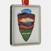 Mesa Arch Canyonlands National Park Arrowhead メタルオーナメント (右)