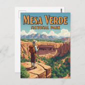 Mesa Verde National Park Colorado ポストカード (正面/裏面)