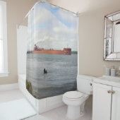 Mesabi抗夫のシャワー・カーテン シャワーカーテン (インサイチュ)