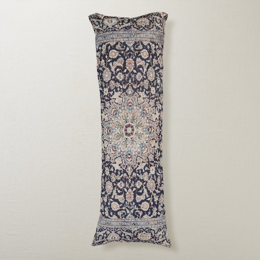 Meshed Persia Dusty Blue Dark Gray  ボディピロー (正面縦)