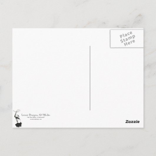 Mesmerizing By You – 女性 ポストカード (裏面)