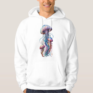 Mesmerizing Jellyfish Glow – Marine Life Art T-Shi パーカ