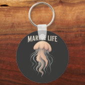 "Mesmerizing Jellyfish Glow Tee" キーホルダー (正面)