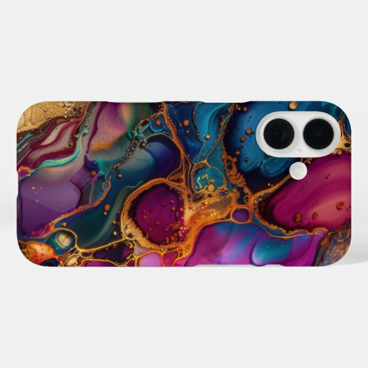 Mesmerizing Medley iPhone 16ケース Case-Mate iPhoneケース (裏面 (横))