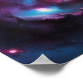 Mesmerizing Spiral Galaxy: Cosmic Vortex ポスター (角)