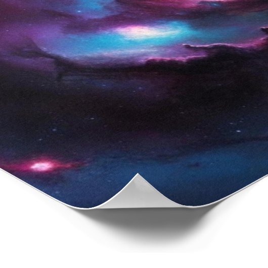 Mesmerizing Spiral Galaxy: Cosmic Vortex ポスター (角)