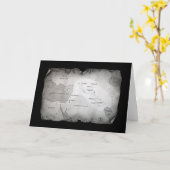 MESOPOTAMIAグリーティングカードの地図 カード (黄色い花)