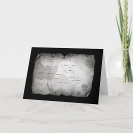 MESOPOTAMIAグリーティングカードの地図 カード