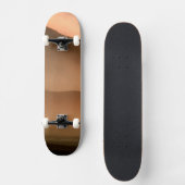 Mesquiteの砂丘の砂嵐、日没 スケートボード (正面)