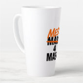 Mess 4 Masc カフェラテマグ (左アングル)