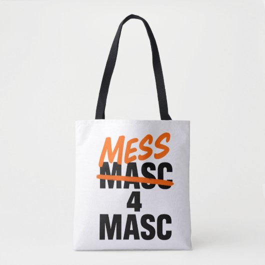 Mess 4 Masc トートバッグ (正面)