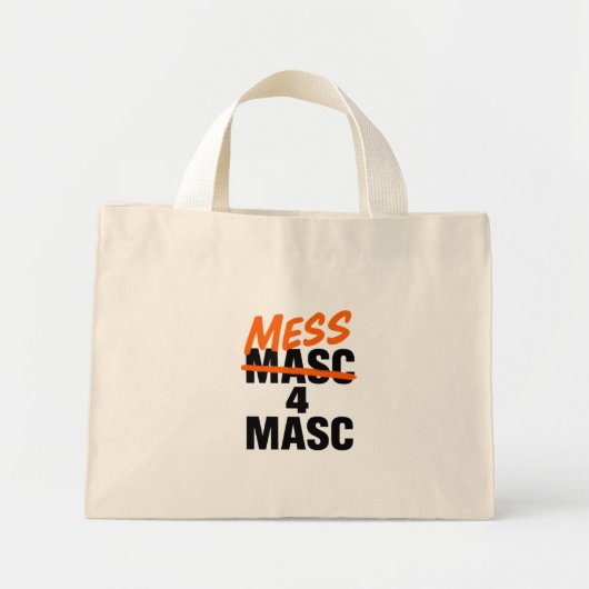 Mess 4 Masc ミニトートバッグ (正面)