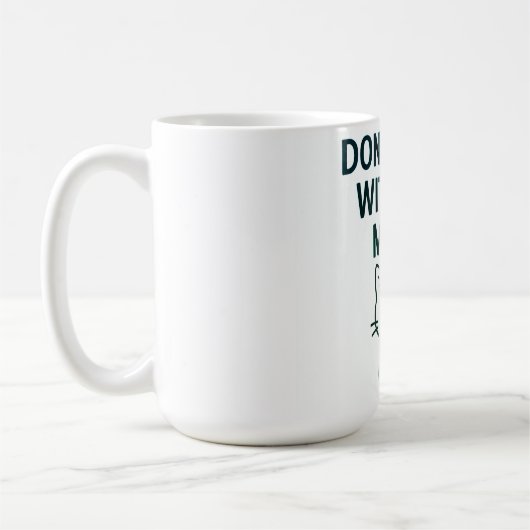 Mess With the Meow – Sweet but Psycho Cat コーヒーマグカップ (左)