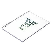 Mess With the Meow – Sweet but Psycho Cat Notebook ノートブック (左側)