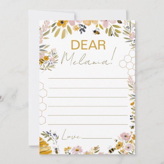 Message for the Future Bee Time Capsule 招待状 (正面)