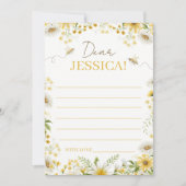 Message for the Little Honey Time Capsule 招待状 (正面)