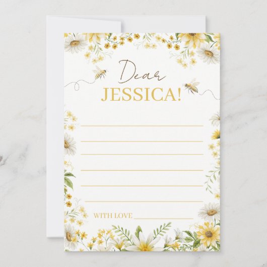 Message for the Little Honey Time Capsule 招待状 (正面)