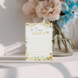 Message for the Little Honey Time Capsule 招待状