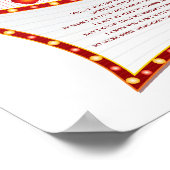 Message From The Bump Valentine Baby Shower ポスター (角)