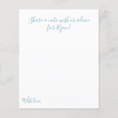 Message in a Bottle 1st Birthday Party Keepsake チラシ (正面)